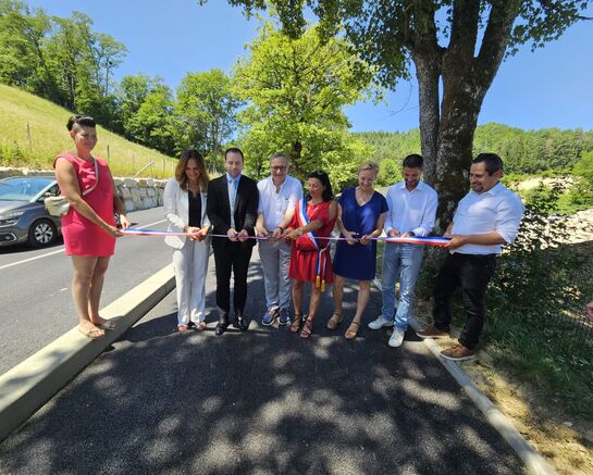 La route des Carasses officiellement inaugurée