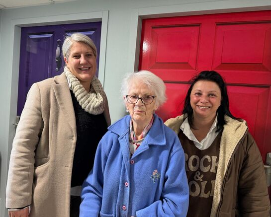 Visite aux doyens de la commune