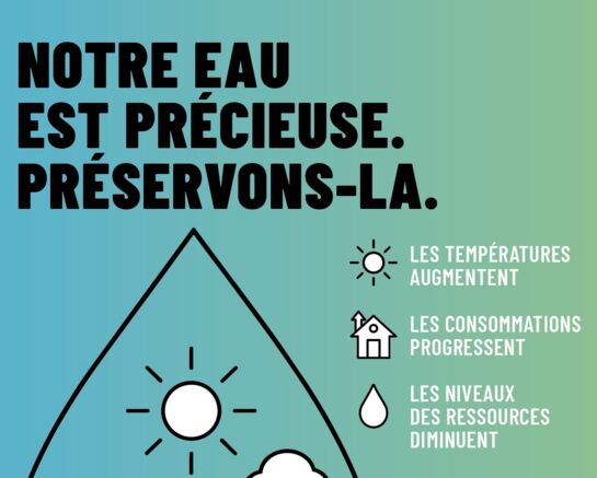 Campagne de sensibilisation : économisons l'eau !