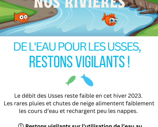 De l'eau pour les Usses, restons vigilants !