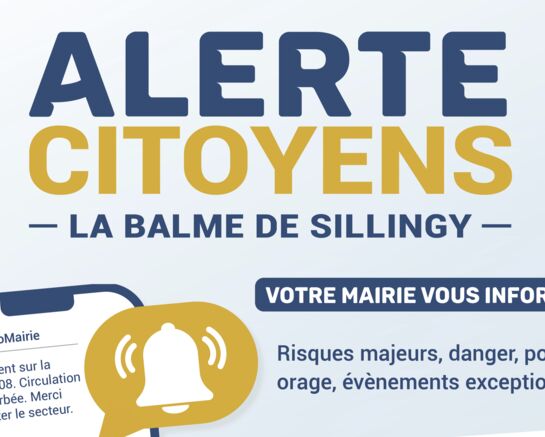 La Balme de Sillingy lance son Alerte Citoyens