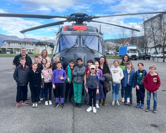 Le CMJ en visite au 27e BCA d'Annecy