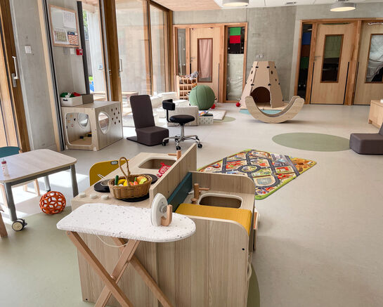 Les nouveaux locaux de la crèche « Les Petits Chamois » inaugurés