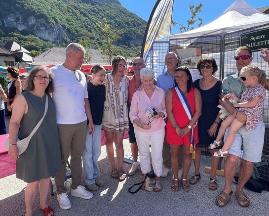 Inauguration du Square Paulette