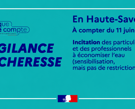 Sécheresse : le département passe en vigilance