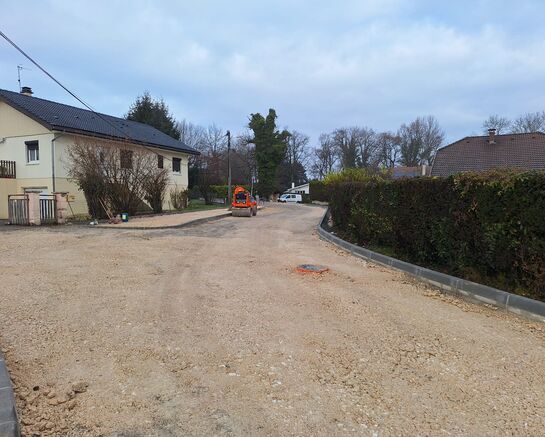 Travaux route des Carasses : informations aux riverains