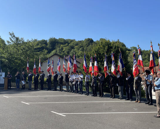Cérémonie en l'honneur des Maquisards de la Mandallaz 