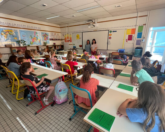 C'est la rentrée pour les 504 élèves de La Balme 