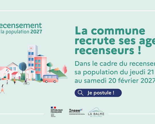 Recensement 2027 : votre commune recrute ! 